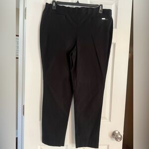 Jones New York Black Straight Leg Stretch Pants